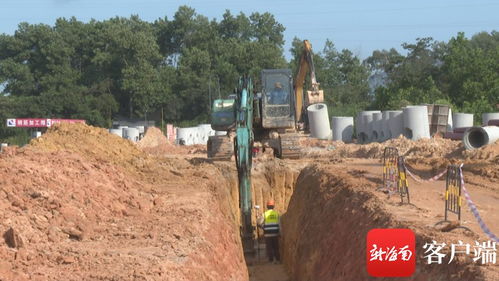 屯昌縣產(chǎn)城融合示范區(qū)路網(wǎng)建設一期工程按下“快進鍵”，加速施工建設